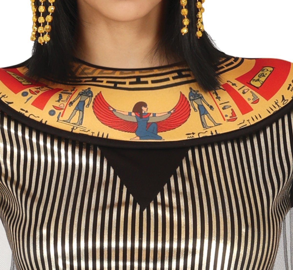 Cleopatra Kostuum Zwart Goud Dames