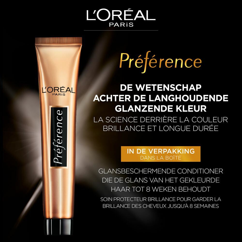 L'Oréal Préférence Permanente Haarkleuring 5.25 IJzig Lichtbruin