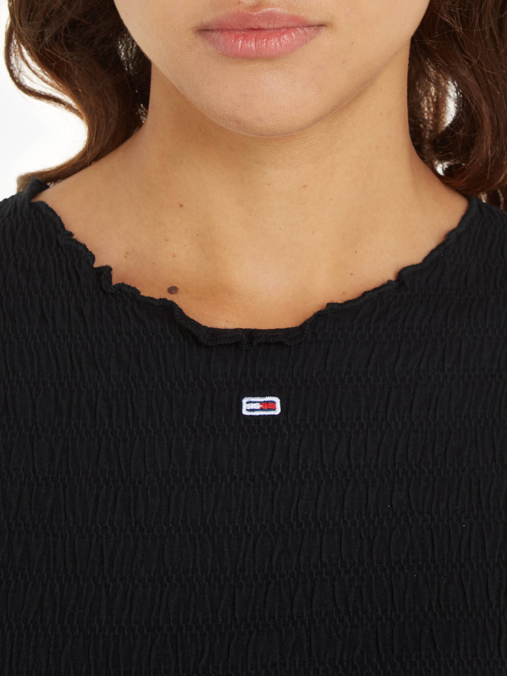 Tommy Jeans| Damen T-Shirt TJW SLIM SMOCK TEE