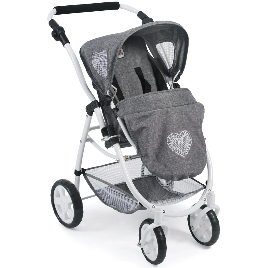 BAYER CHIC 2000 3 in 1 Kombi EMOTION ALL IN Jeans grey
