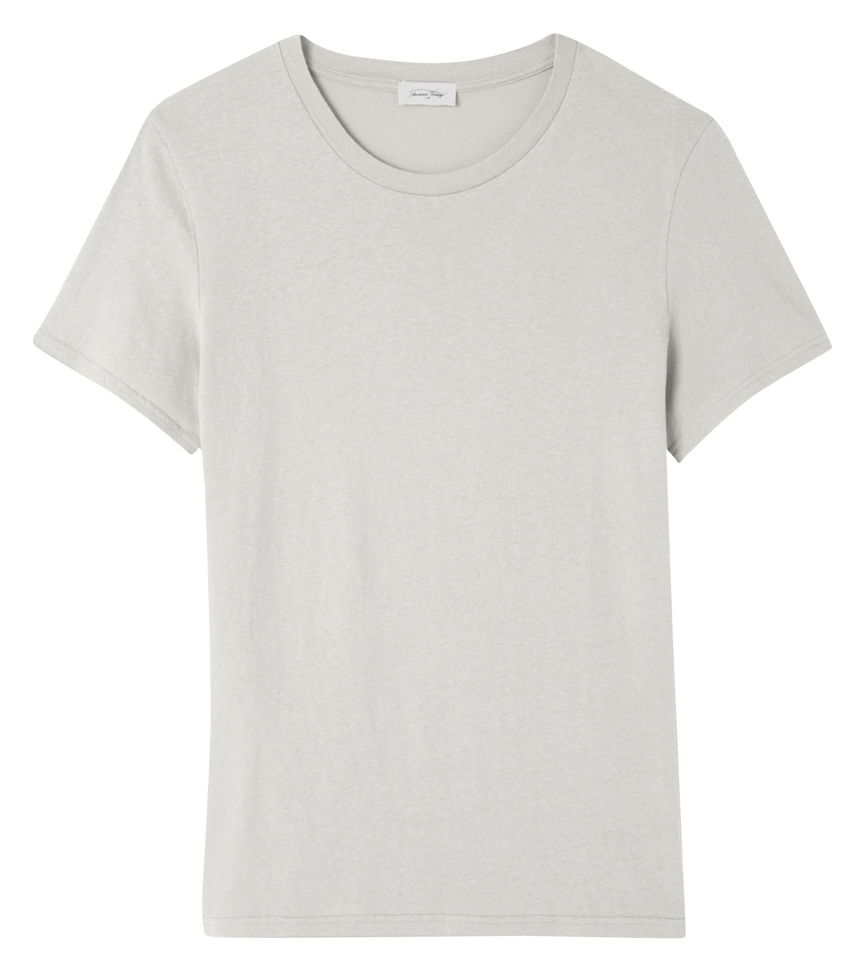 GAMIPY - Tee-shirt col rond en coton | Blanc
