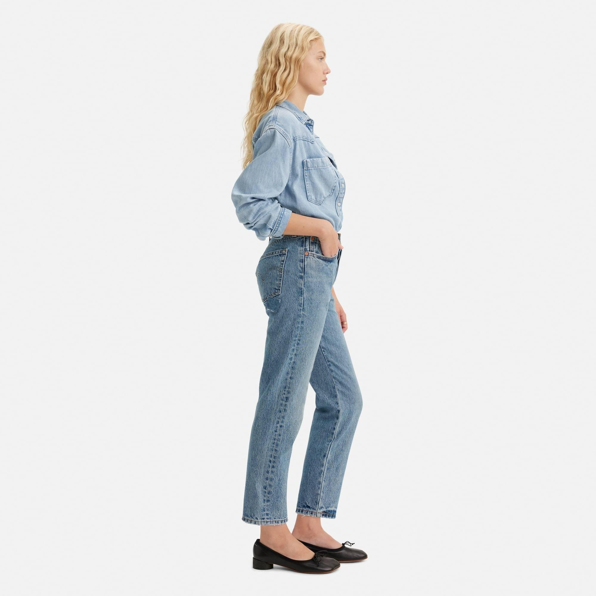 Levis 501 Cropped Jeans