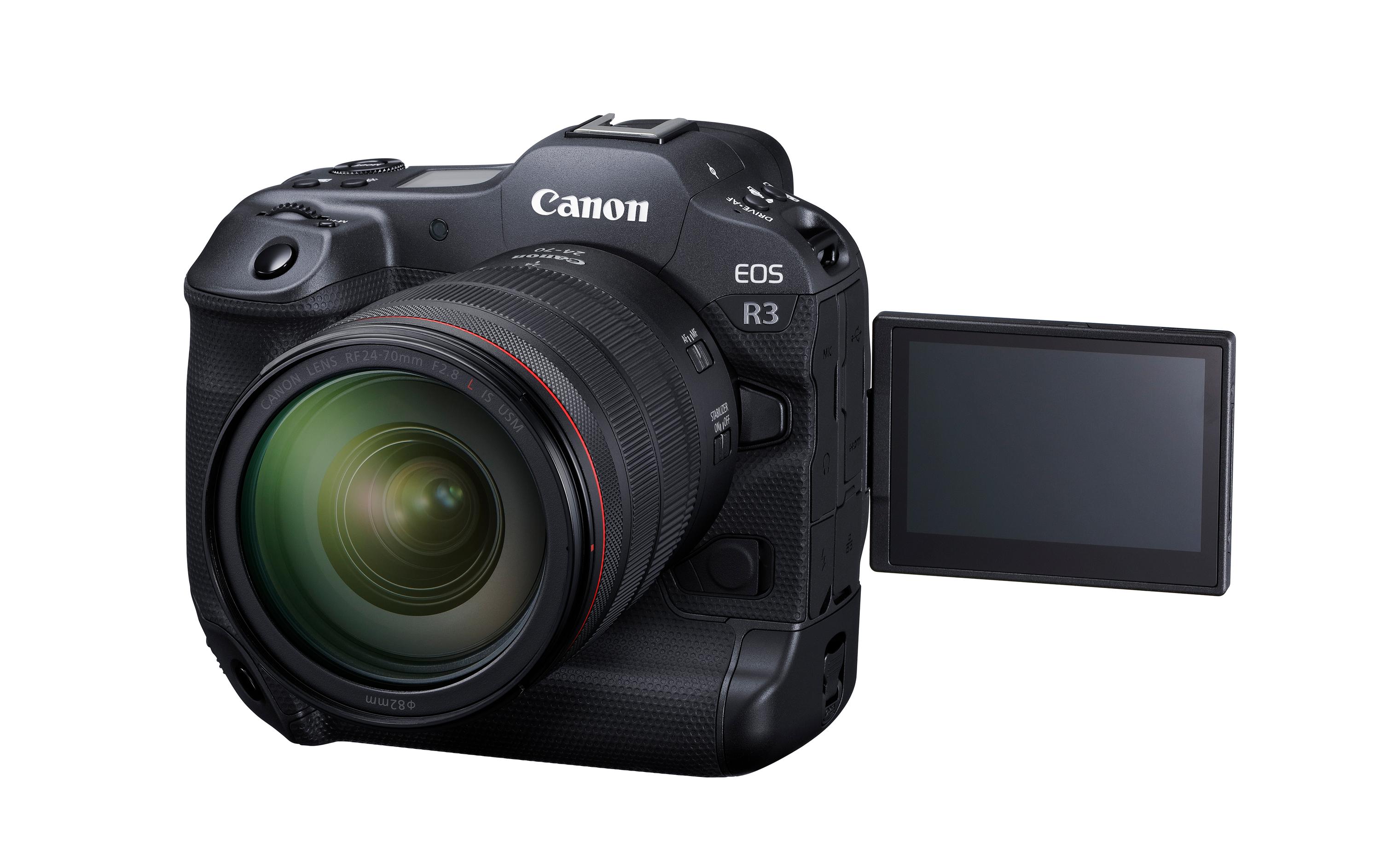 Fotokamera EOS R3 Kit 24-70<br>Blitzschnelle Systemkamera mit zusätzlichem Objektiv