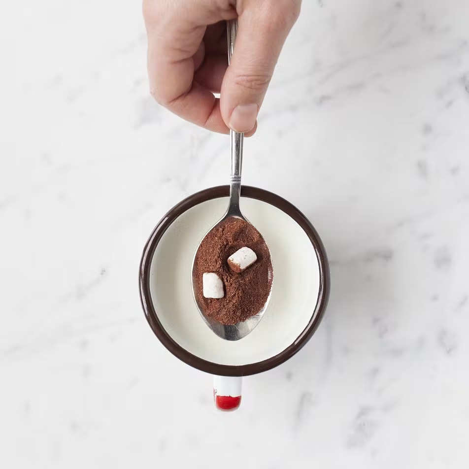 Poudre de cacao Fluffy Marshmallows avec inclusion de guimauves vegan Barù
