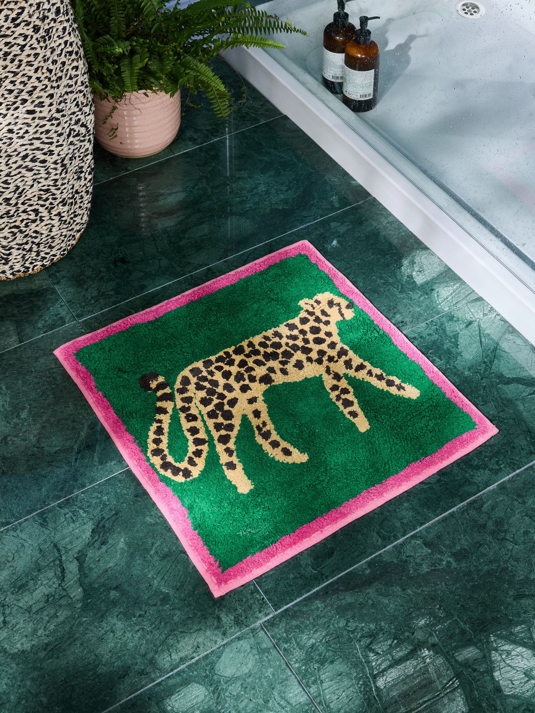 Cheetah Animal Print Mat