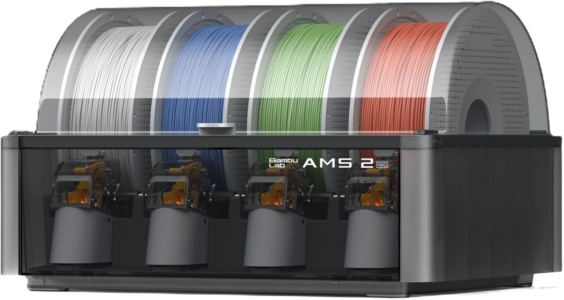 Bambu Lab  AMS 2 Pro    Automatisches Multi Material System für bis zu 24 Spulen mit Trocknungsfunktion