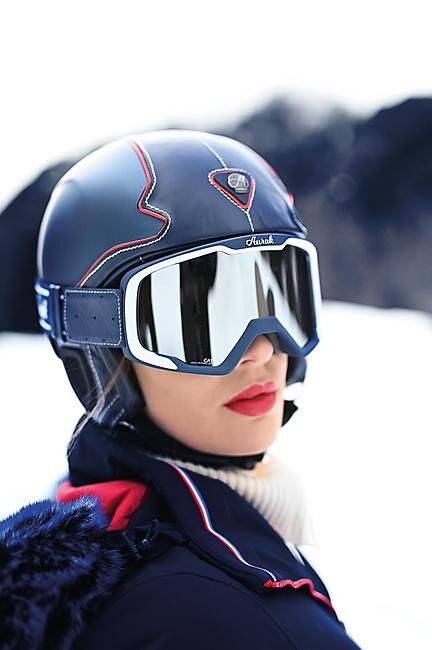 AURAK - MASQUE DE SKI NAVY HERO