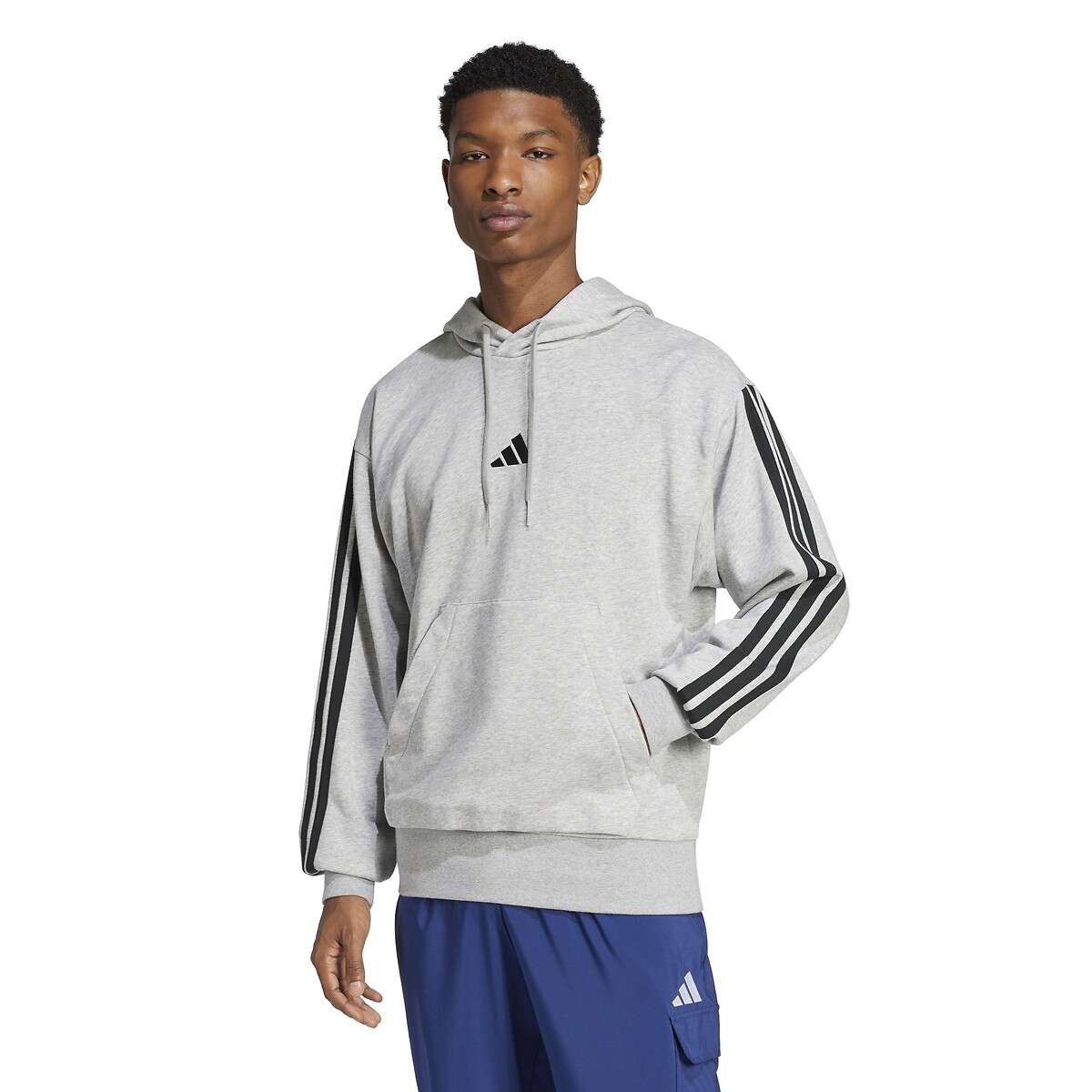 ADIDAS ROUPAS ESPORTIVAS<br>Moletom Essentiel 3 Listras