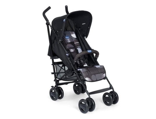CHICCO - Poussette canne london up avec arceau - noir matrix