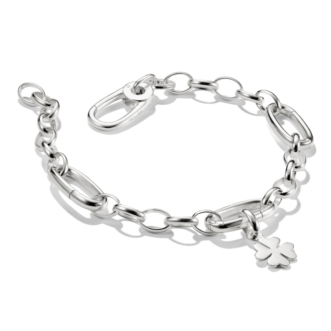 Thomas Sabo Connect Charm-Armband mit drei Connect Links Silber