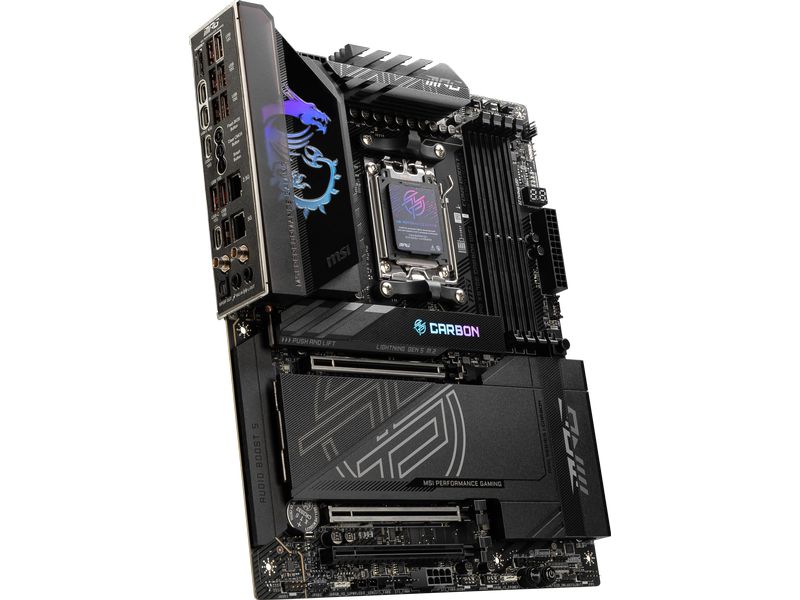 MSI Mainboard MPG X870E CARBON WIFI MSI MPG X870E CARBON WIFI Motherboard AMD X870E Sockel AM5 ATX