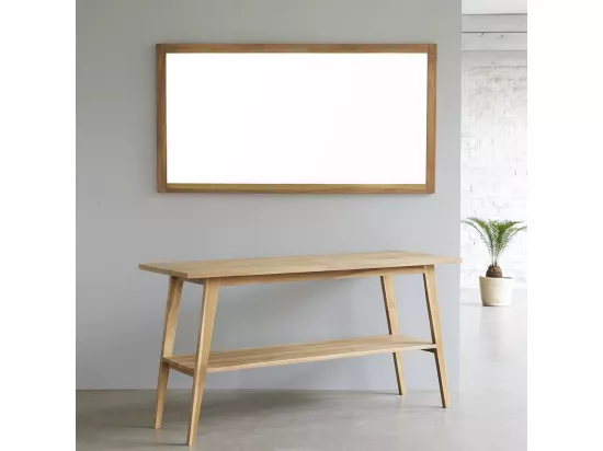 Meuble de salle de bain en teck massif 150 cm