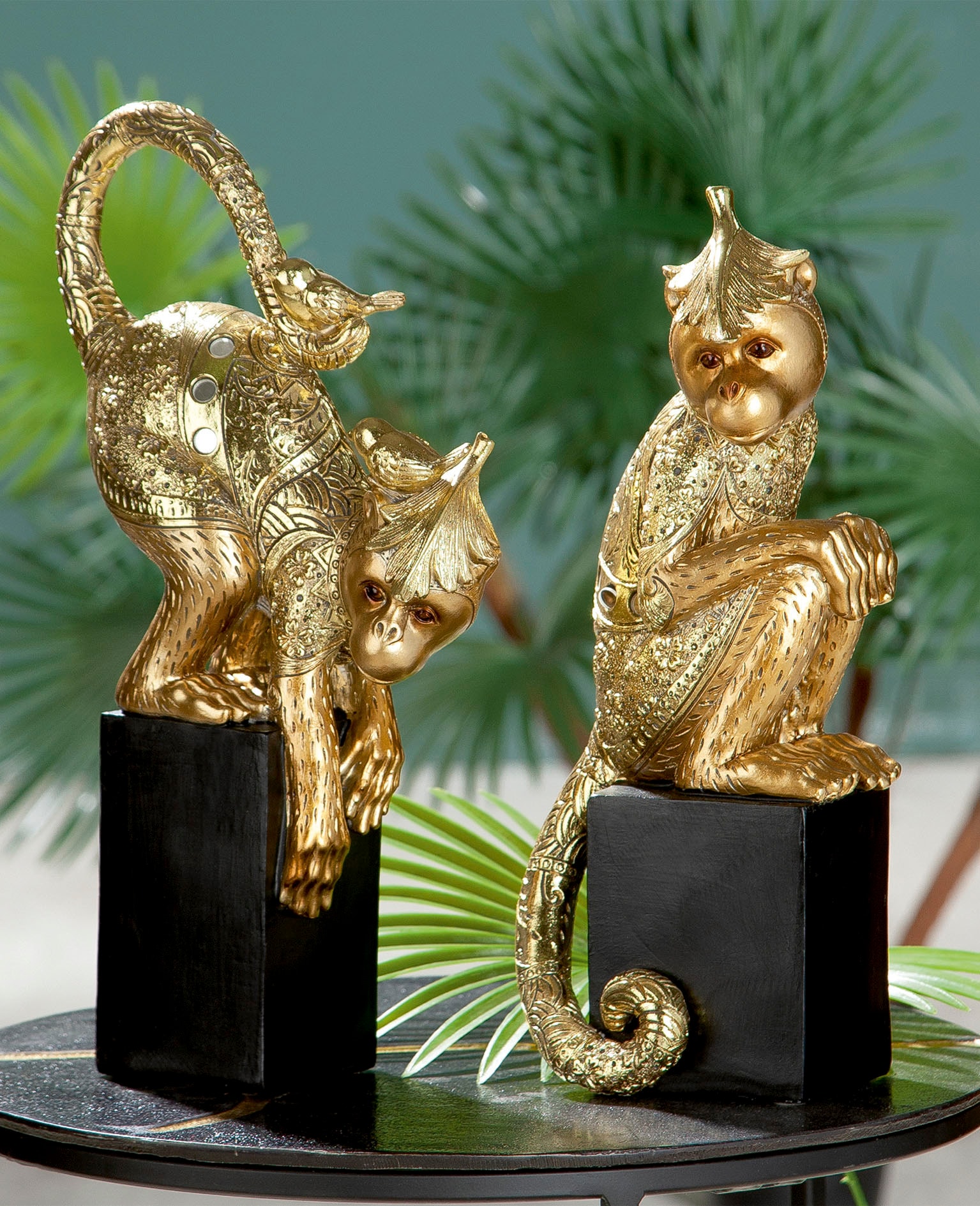 GILDE Tierfigur »Figur Äffchen«
