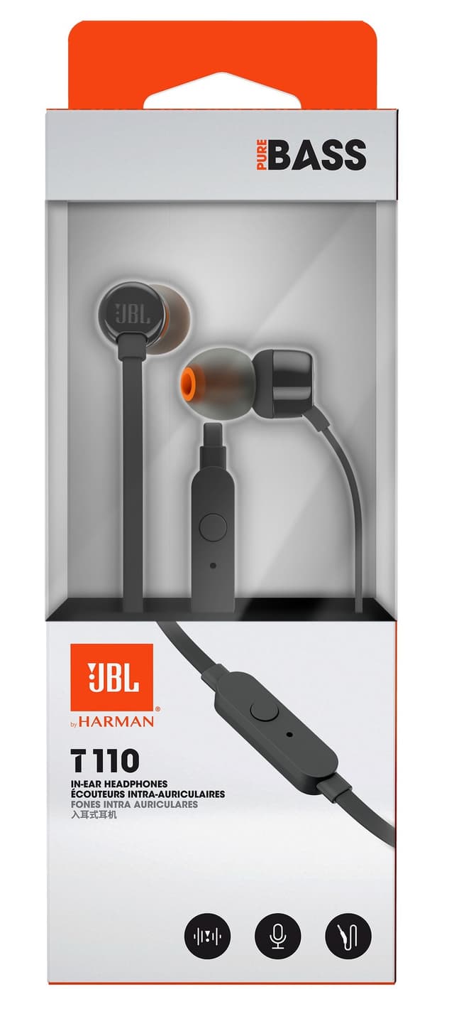 JBL in-ear hovedtelefoner T110