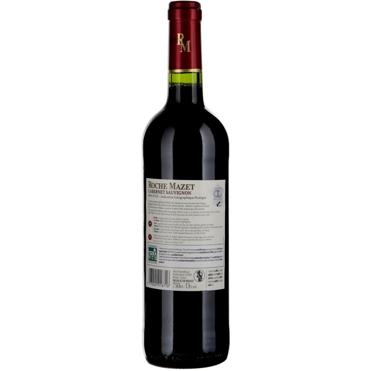 Cabernet Sauvignon Roche Mazet Pays d'Oc IGP -75cl