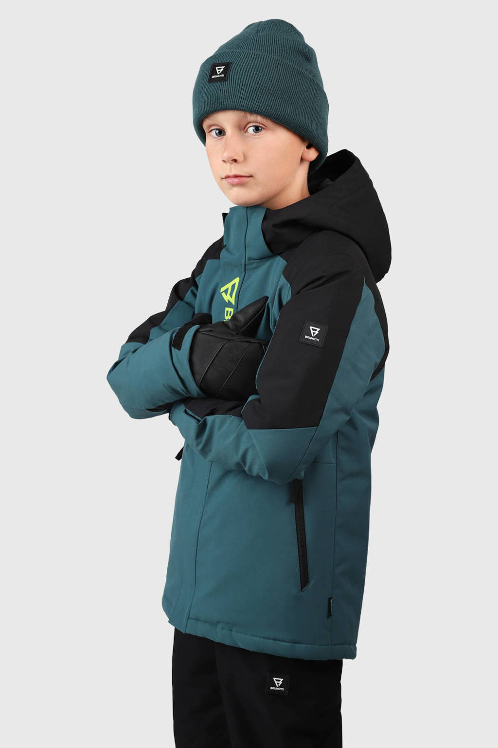 Brunotti ski-jack Sheldony petrol/zwart