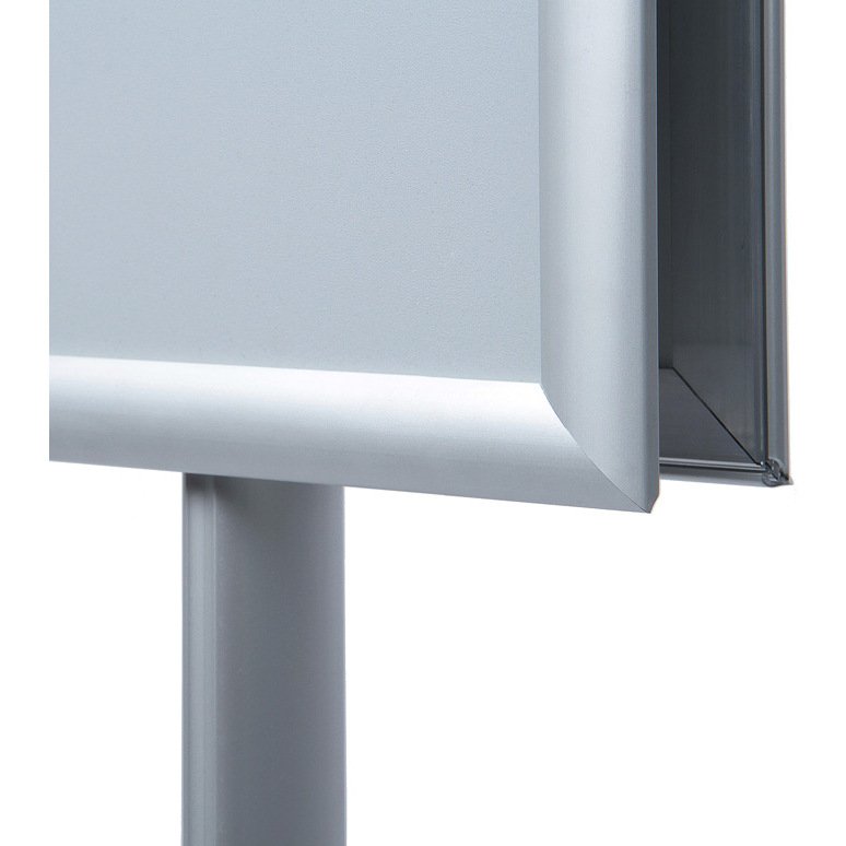 Porte affiche sur pied Catching Pole cadre aluminium