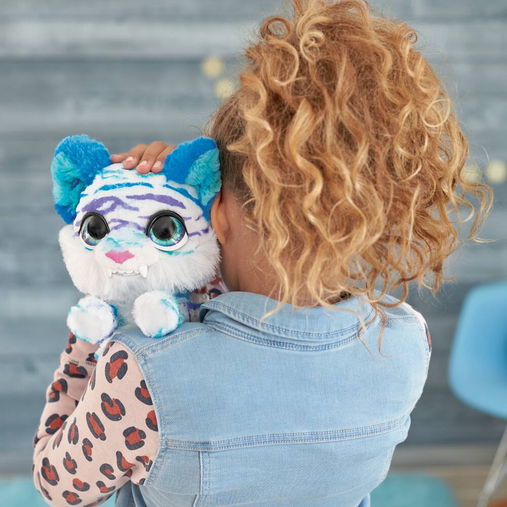 FURREAL - PELUCHE TIGRE BLANC FRILEUX