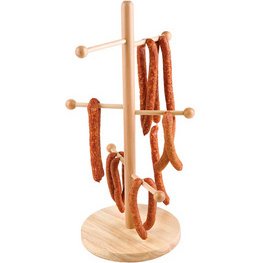 Support à bretzels et à saucissons, en hêtre