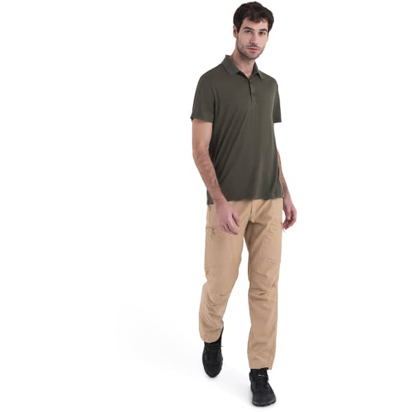 Polo randonnée ICEBREAKER M MERINO 150 TECH LITE III SS POLO LODEN