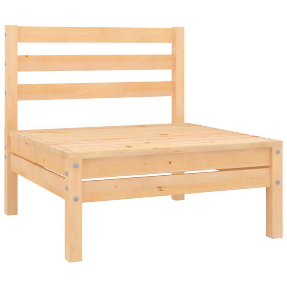 Salon de jardin meuble d'extérieur ensemble de mobilier 4 pièces bois de pin massif