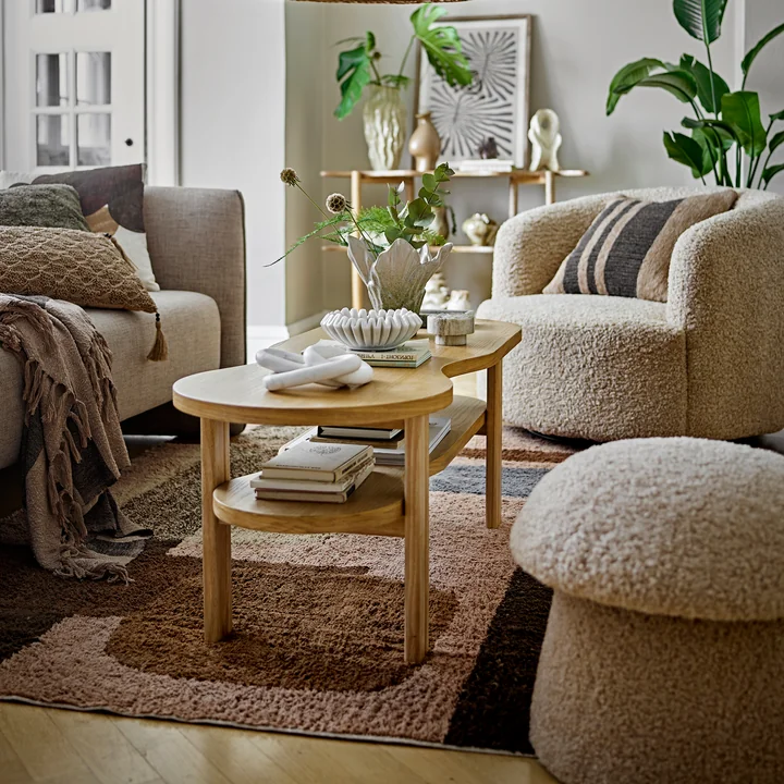 Bloomingville - Bocca Pouf, natur