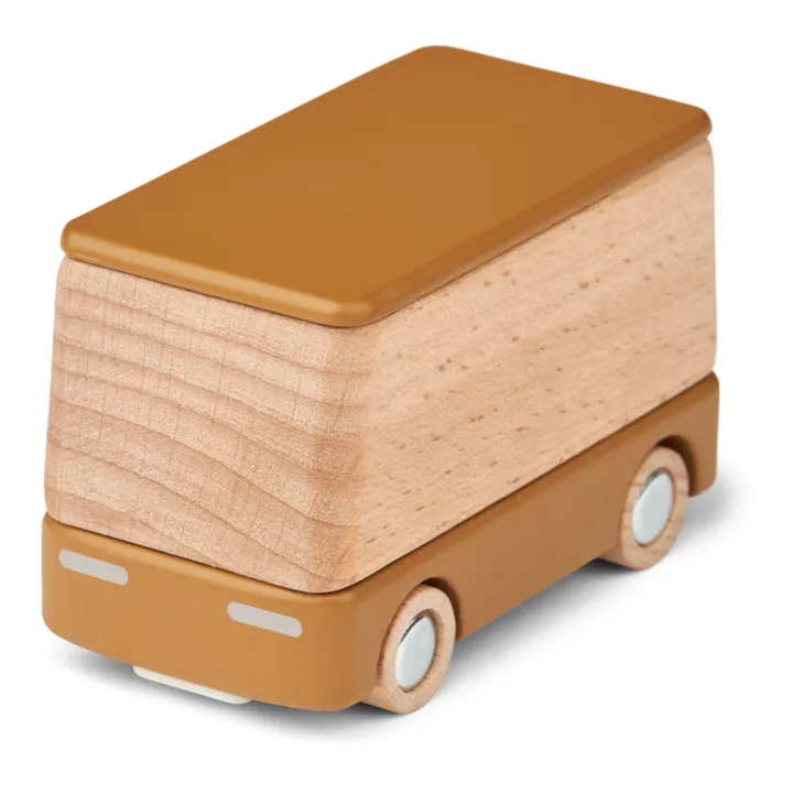 Liewood Bus en bois | Golden caramel