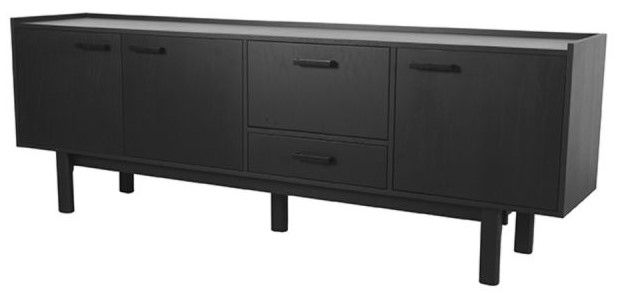 Dressoir Zwart FU-88.021 Cali B220 x D45 x H77 cm