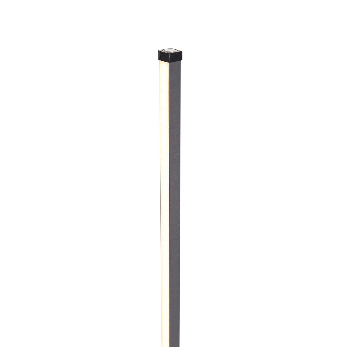 Design vloerlamp zwart incl. LED met touch dimmer - Clutch