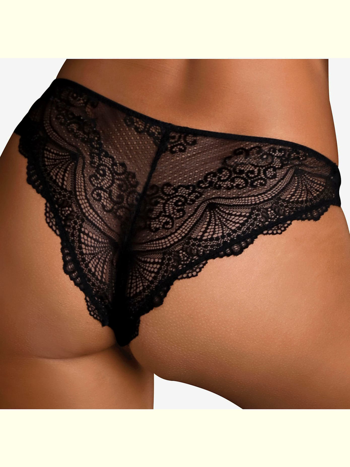 Slip rio sexy en dentelle élastique douce
