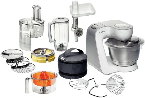 Bosch Styline MUM54251 - Køkkenmaskine - 900 W - hvid/sølv
