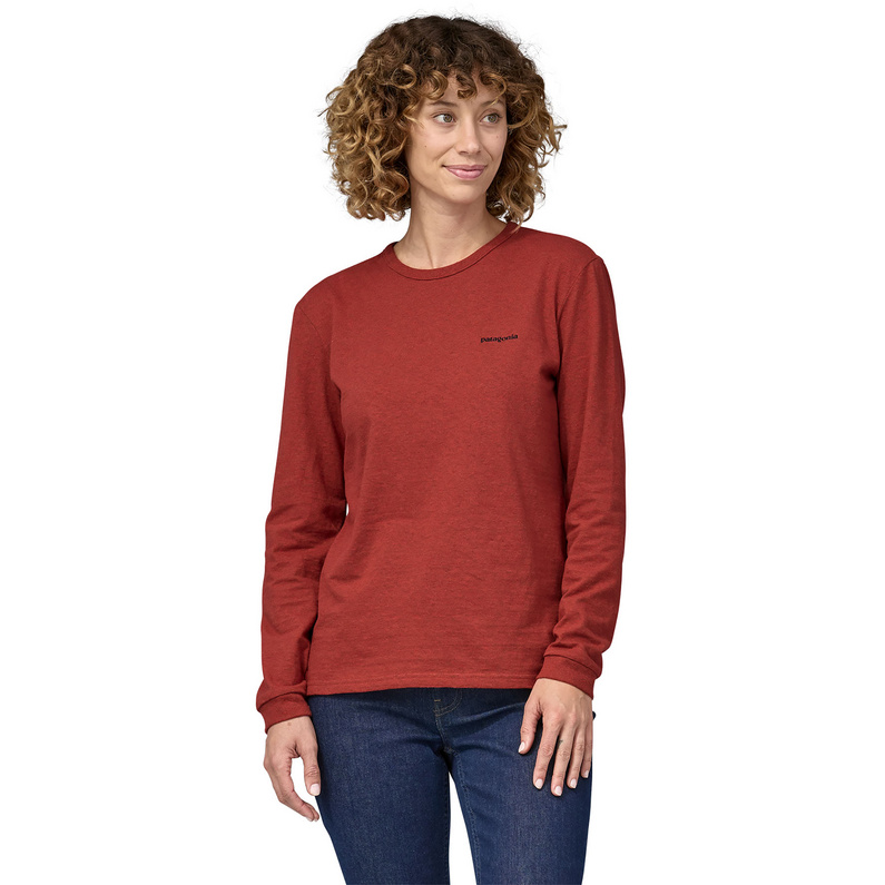 Patagonia Damen Logo P-6 Responsibili Longsleeve