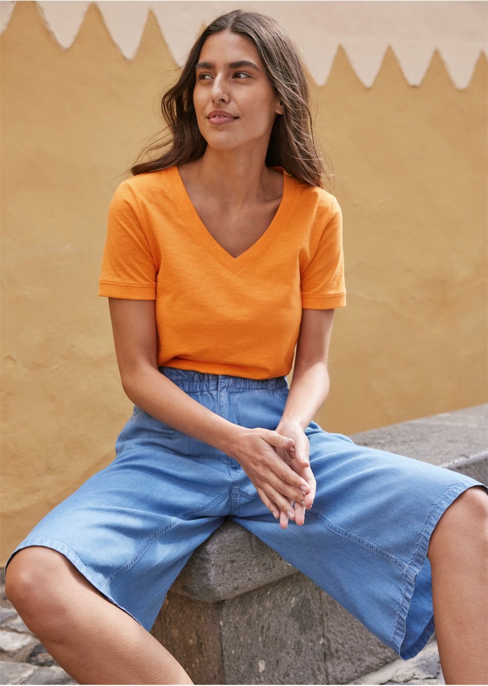 Bermuda en jean en TENCEL™ Lyocell