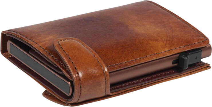 Tony Perotti Furbo Cardholder, Van Gogh Cognac