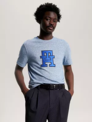 Camiseta TH Monogram Mouliné