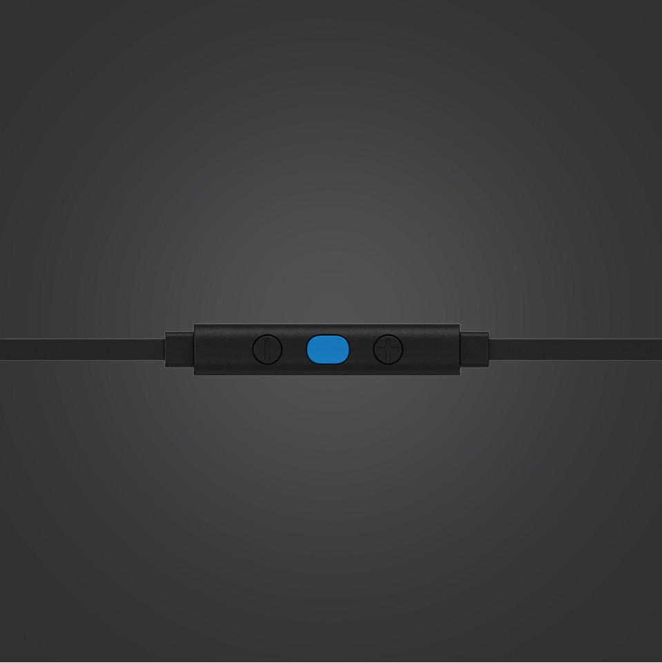 Logitech - G333 In-ear Gaming Headphones Black