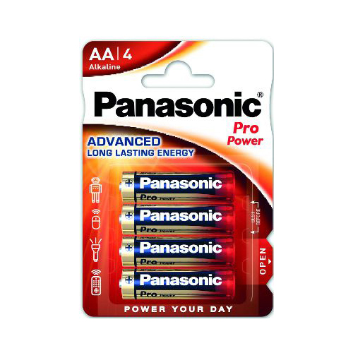 Batterie AA Panasonic Pro Power Alkaline 4 Stk.