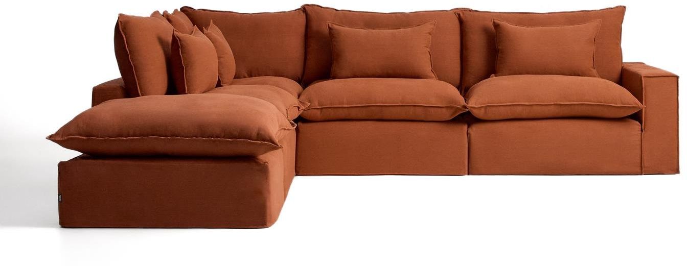 Kave Home Anarela Terracotta Hoekbank