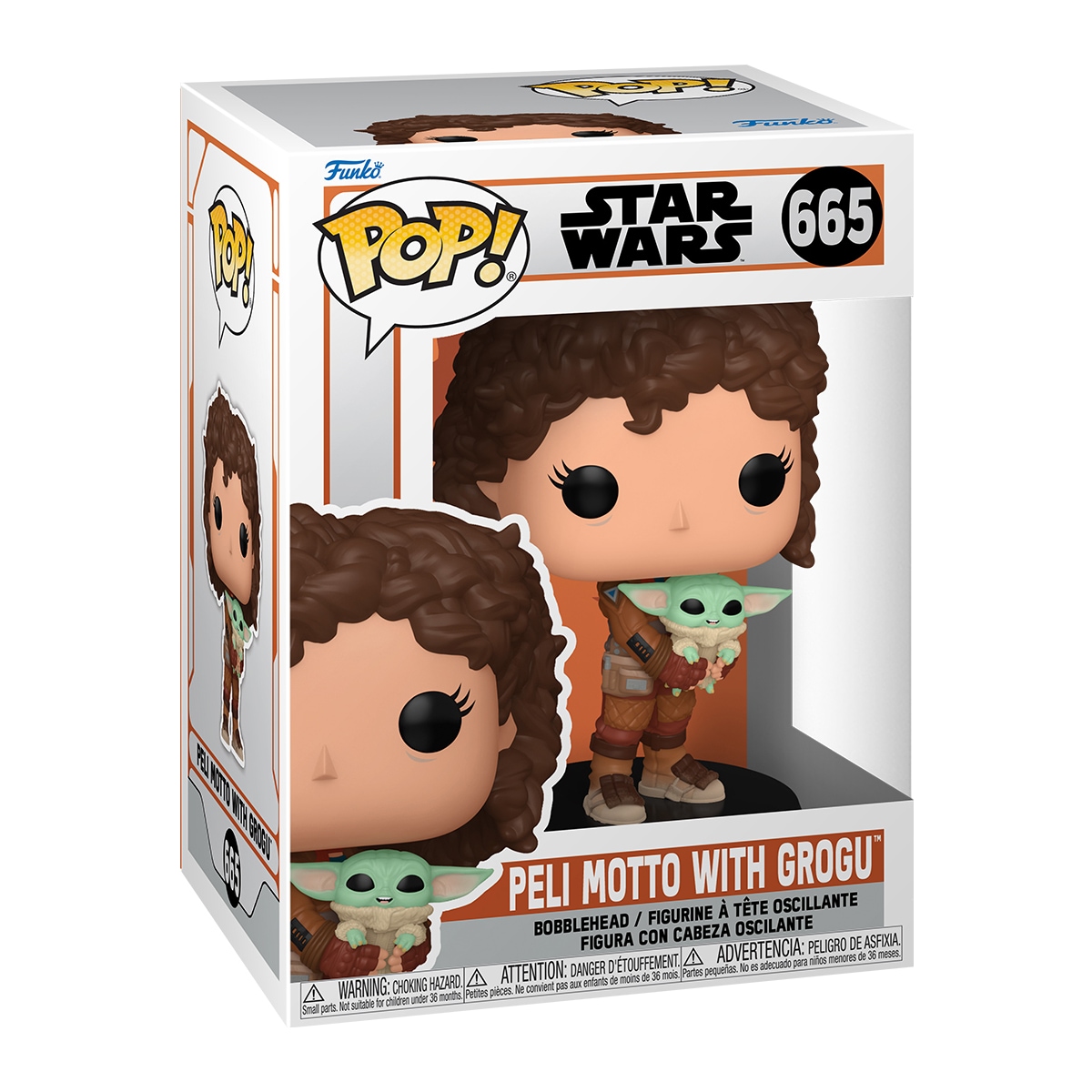 Funko POP MND actionfigur (S9 Peli Motto W/Grogu)