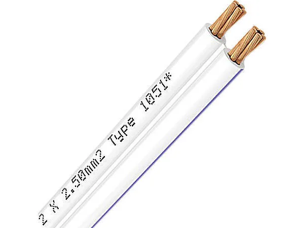 Oehlbach Speaker Wire 25 Blanc (25 m) Câbles d'enceintes au mètre