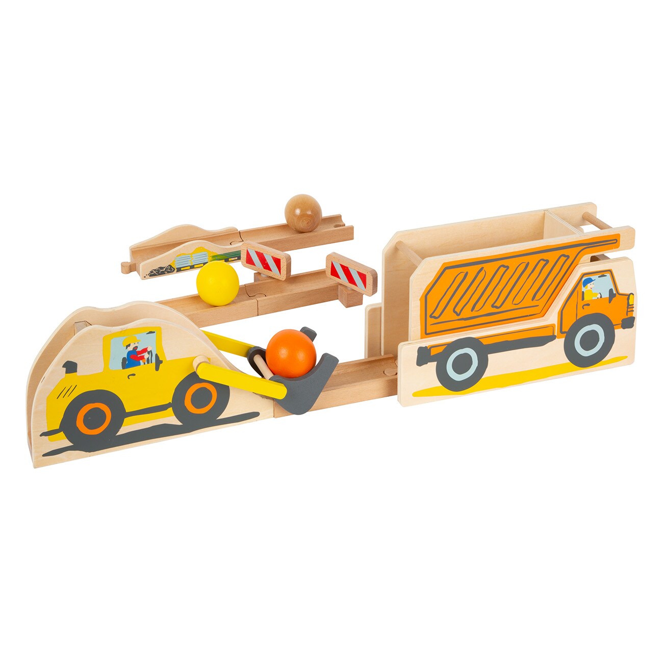 Smallfoot Kugelbahn Junior Baustelle 11382 Mehrfarbig Kugelbahn