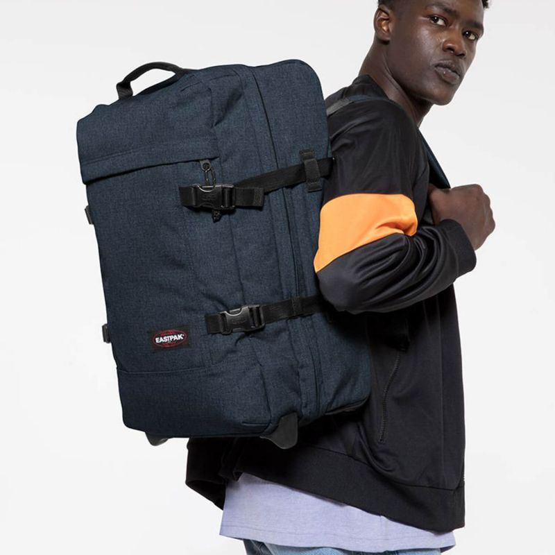Valise cabine souple Strapverz S 51 cm Triple denim