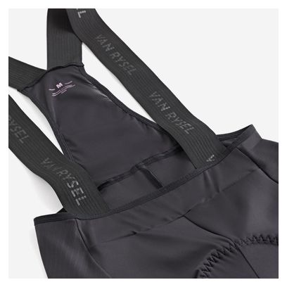 Cuissard Court à Bretelles Van Rysel Racer 3 Noir Femme