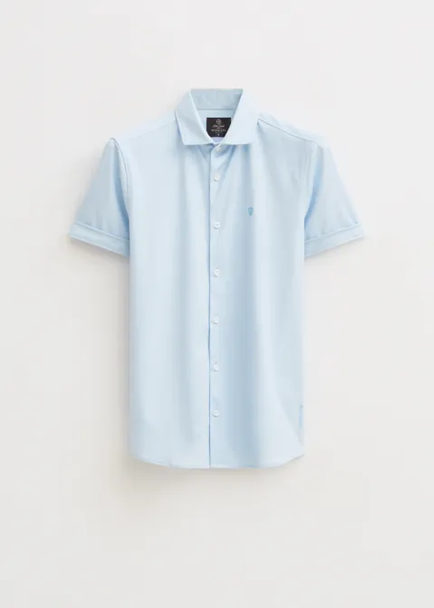 Overhemd stretch blauw (BLW.L)