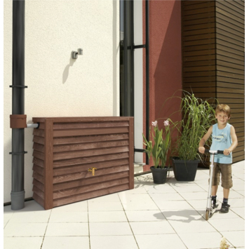 Garantia Regenton Woody donkerbruin 350 Liter