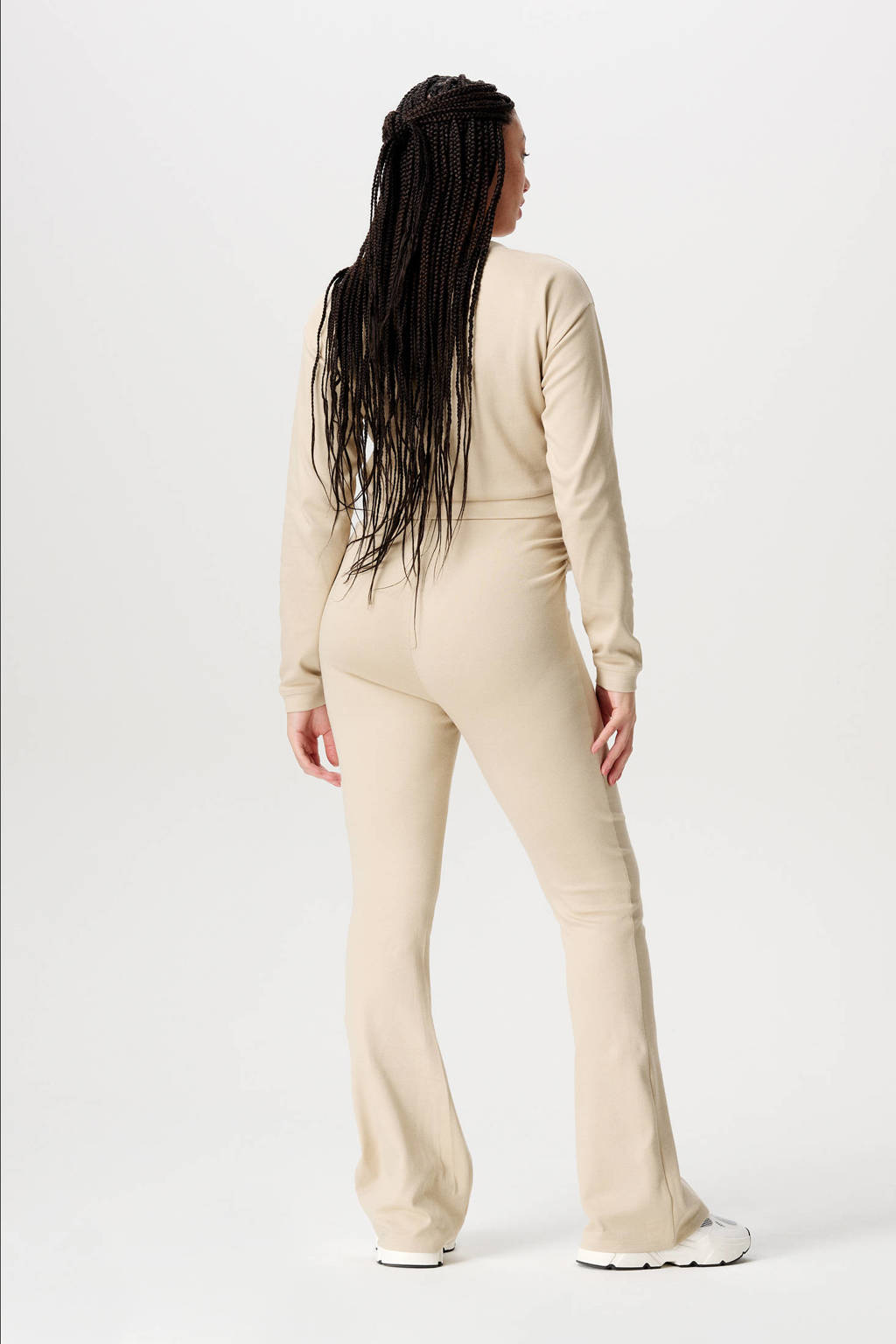 Noppies crop zwangerschaps- en voedingstop Leela beige