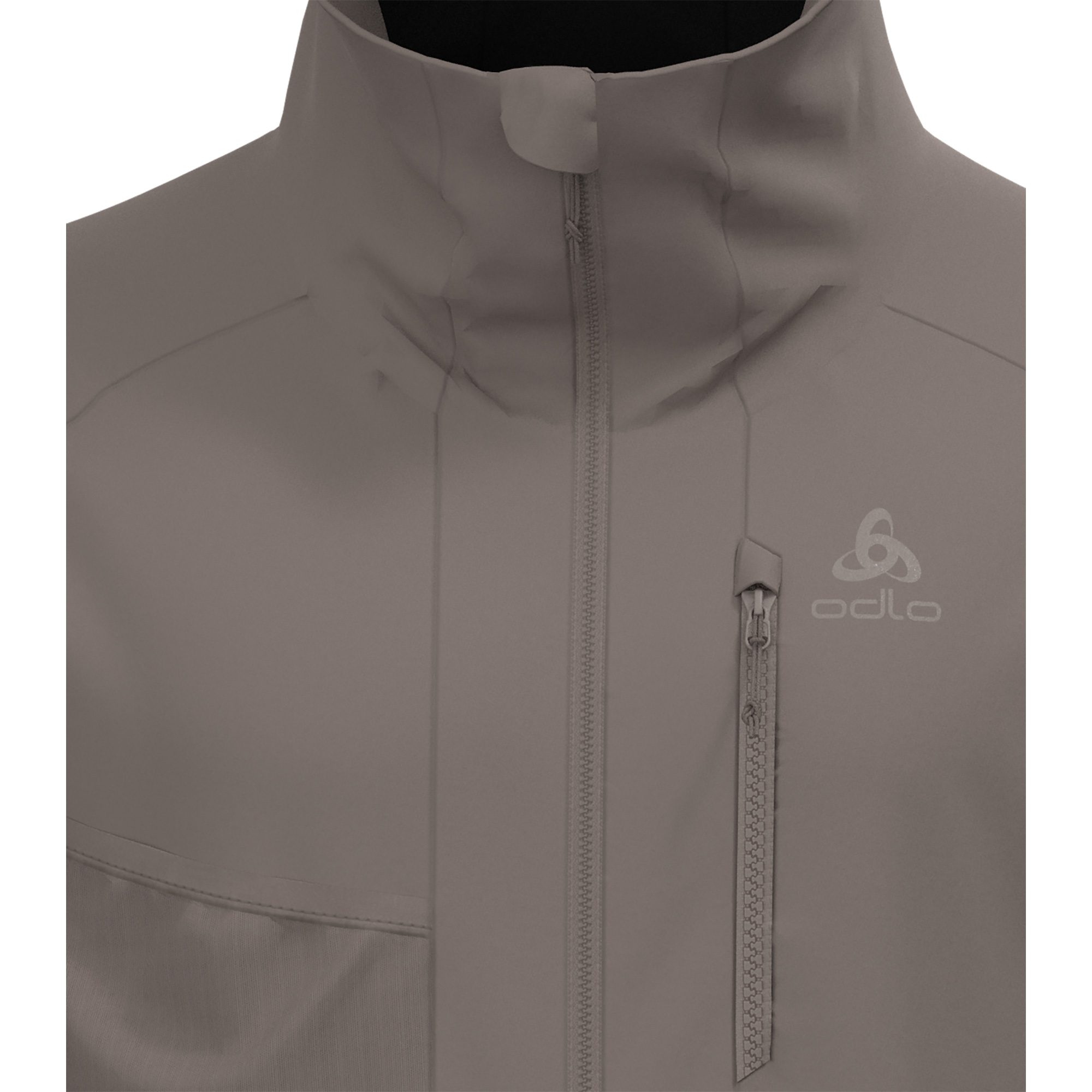 Odlo Zeroweight Windproof X Warm Langlaufjacke Herren cinder