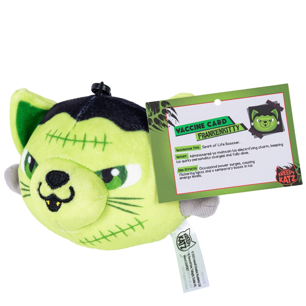 Kreepy Katz Katzentoilette 10 cm Frankenkitty Stofftier