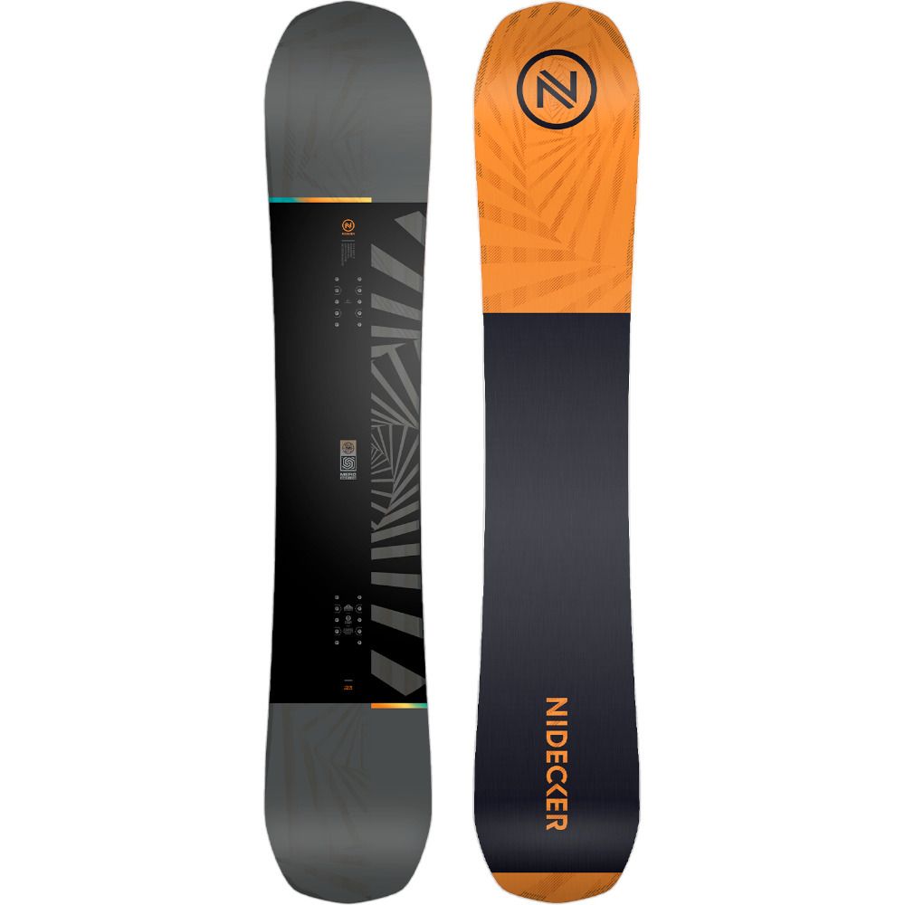 Nidecker MERC - Snowboard all mountain Homme grey/orange/black