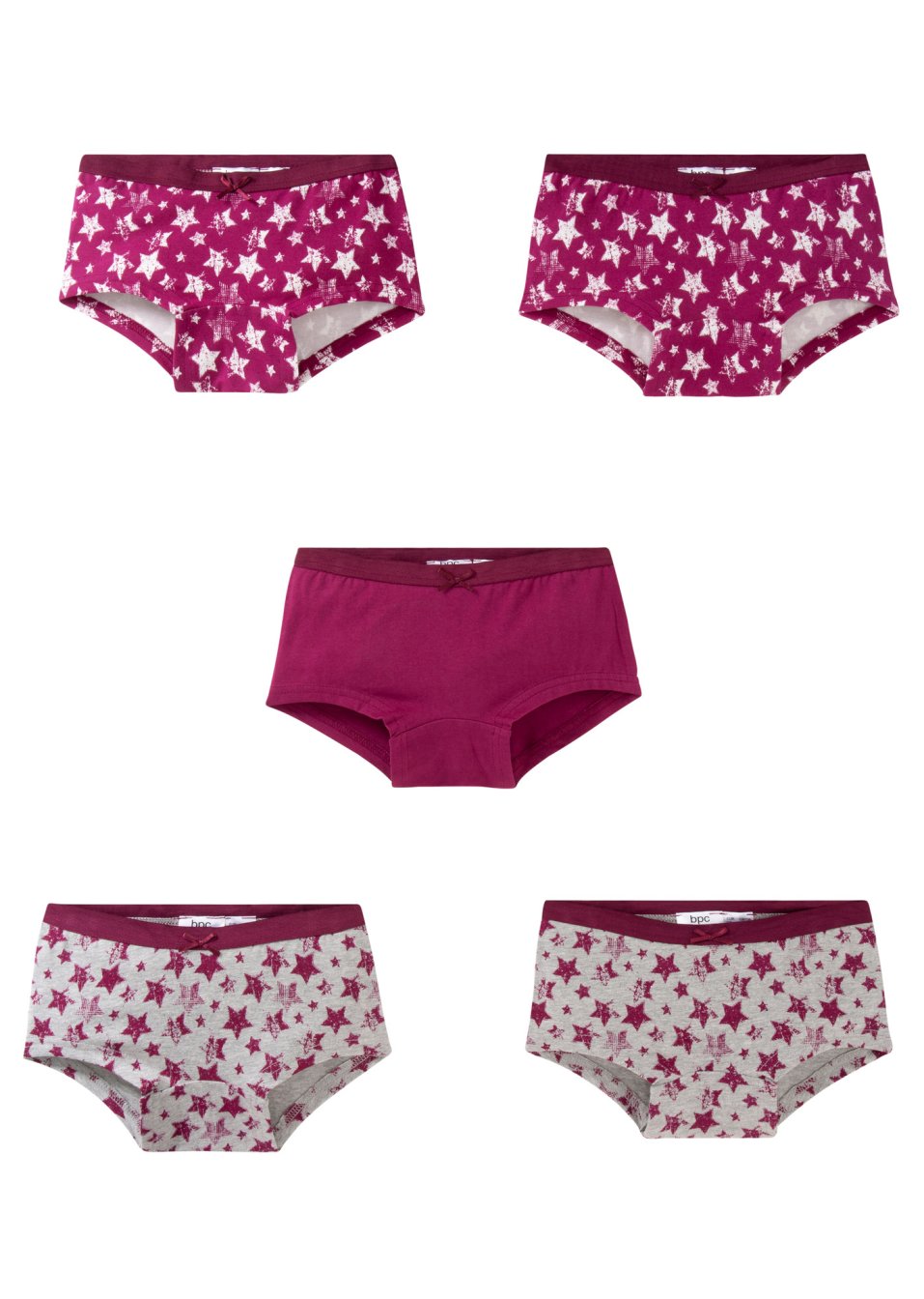 Lot de 5 shorties